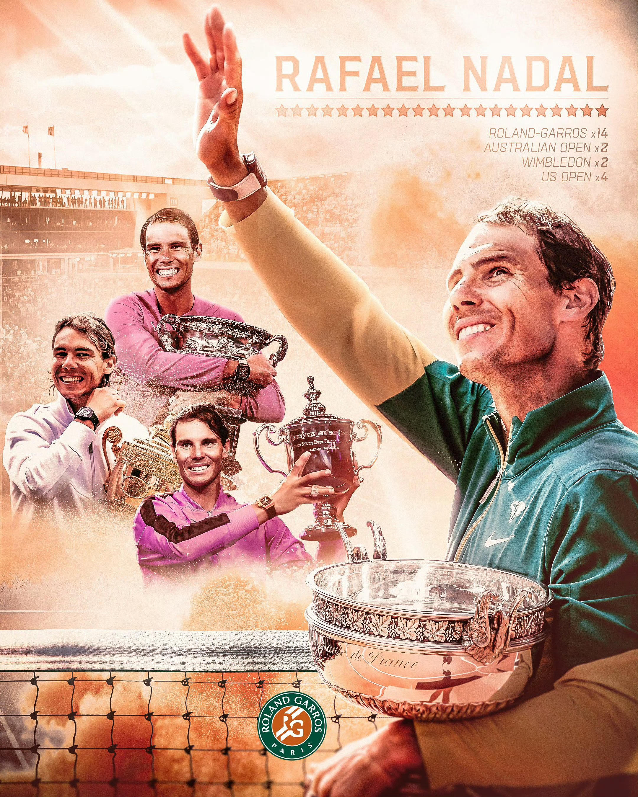 拉沃尔杯碾压戴维斯杯，纳达尔惊艳四座