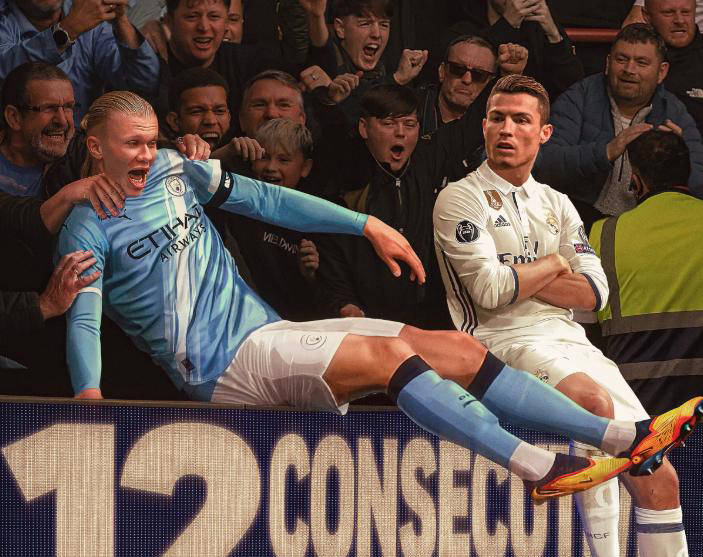 曼城险胜瑞士，哈兰德统治全场