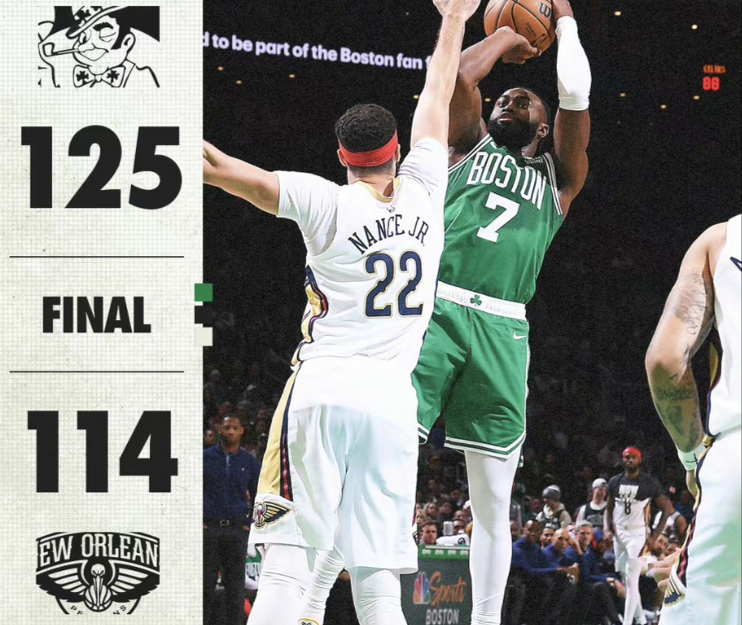 凯尔特人横扫76人，麦科勒姆带队取胜